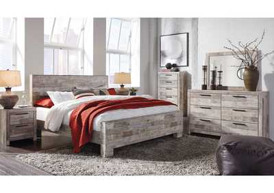 Effie King Panel Bed with Mirrored Dresser,Signature Design By Ashley