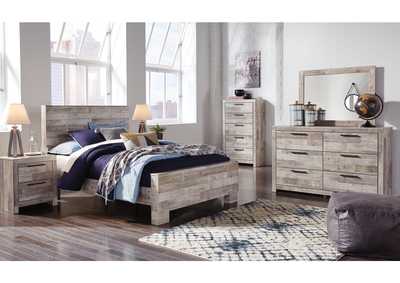 Effie Full Panel Bed with Mirrored Dresser, Chest and Nightstand,Signature Design By Ashley