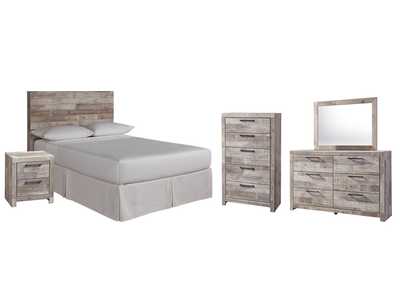 Effie Full Panel Headboard Bed with Mirrored Dresser, Chest and Nightstand,Signature Design By Ashley