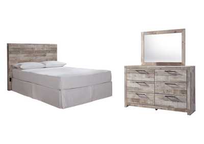 Effie Queen/Full Panel Headboard Bed with Mirrored Dresser,Signature Design By Ashley