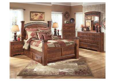 Image for Timberline Queen Poster Bed w/ Storage