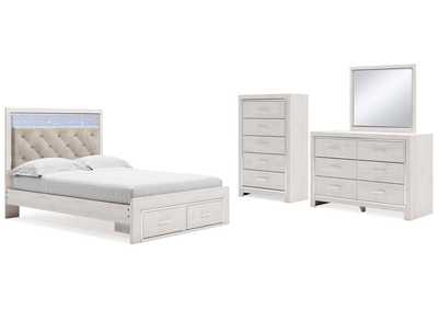 Image for Altyra Queen Panel Storage Bed, Dresser, Mirror and Chest