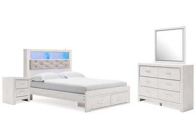 Image for Altyra Queen Panel Storage Bed, Dresser, Mirror and Nightstand