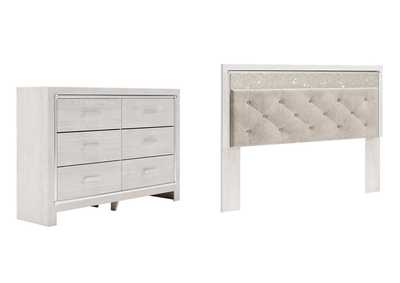 Image for Altyra King Panel Headboard Bed with Dresser