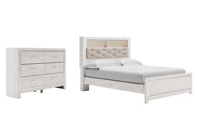 Image for Altyra Queen Panel Bookcase Bed with Dresser