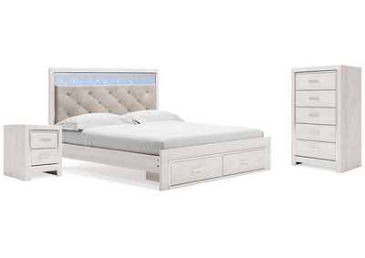 Altyra King Storage Bed, Chest and Nightstand