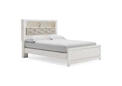 Altyra Queen Panel Bookcase Bed with Mirrored Dresser, Chest and 2 Nightstands,Signature Design By Ashley