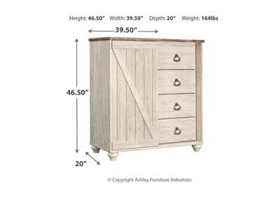 Willowton Dressing Chest,Signature Design By Ashley