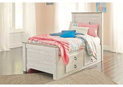 Image for Willowton Whitewash Twin Storage Bed