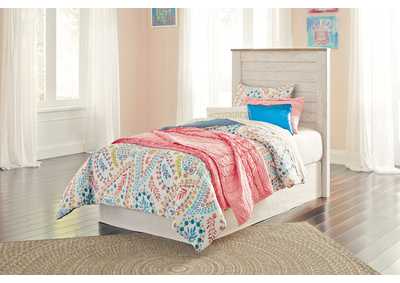 Willowton Twin Panel Headboard Bed with Mirrored Dresser, Chest and 2 Nightstands,Signature Design By Ashley