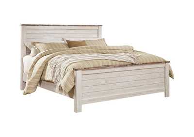 Willowton King Panel Bed,Signature Design By Ashley