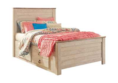 Willowton Full Panel Bed with 2 Storage Drawers,Signature Design By Ashley