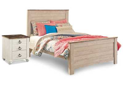 Image for Willowton Full Panel Bed and Nightstand