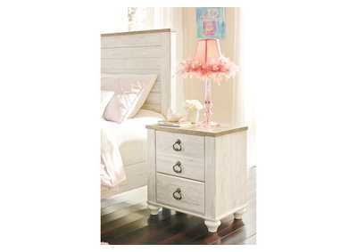 Willowton Twin Panel Headboard Bed with Mirrored Dresser, Chest and Nightstand,Signature Design By Ashley