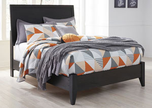 Image for Daltori Black Full Panel Bed