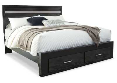Image for Starberry King Panel Bed with 2 Storage Drawers