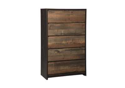 Image for Windlore Dark Brown Five Drawer Chest