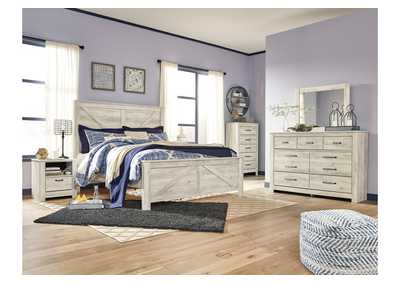 Bellaby King Crossbuck Panel Bed with Dresser,Signature Design By Ashley