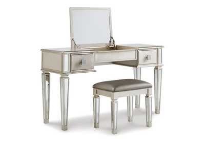 Lonnix Vanity with Stool,Signature Design By Ashley