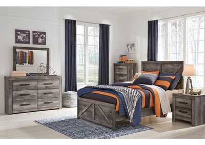 Wynnlow Full Crossbuck Panel Bed,Signature Design By Ashley