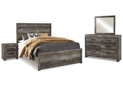 Image for Wynnlow Queen Panel Bed, Dresser, Mirror and 2 Nightstands
