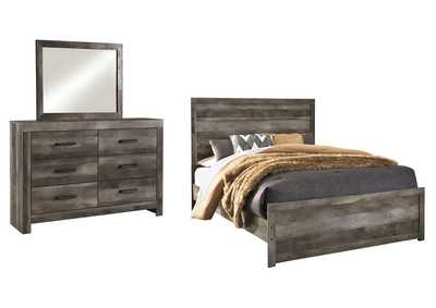 Wynnlow Queen Panel Bed with Mirrored Dresser,Signature Design By Ashley