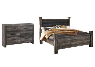 Wynnlow King Poster Bed with Dresser,Signature Design By Ashley