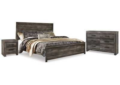 Image for Wynnlow King Panel Bed, Dresser and Nightstand