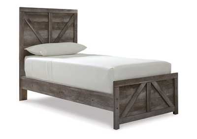 Image for Wynnlow Twin Crossbuck Panel Bed