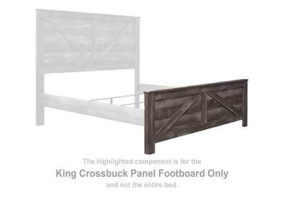 Wynnlow King Crossbuck Panel Bed,Signature Design By Ashley