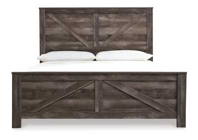 Wynnlow King Crossbuck Panel Bed, Dresser, Mirror and Nightstand,Signature Design By Ashley