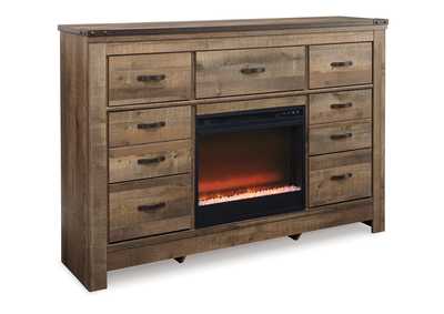 Image for Trinell Dresser with Electric Fireplace