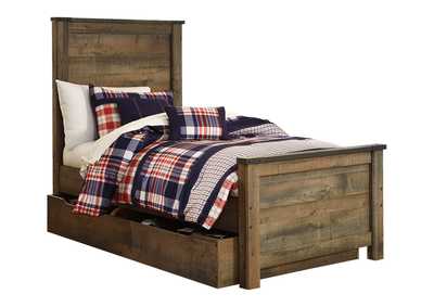Image for Trinell Twin Panel Bed with 1 Large Storage Drawer