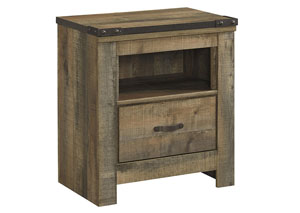 Image for Trinell Brown One Drawer Nightstand