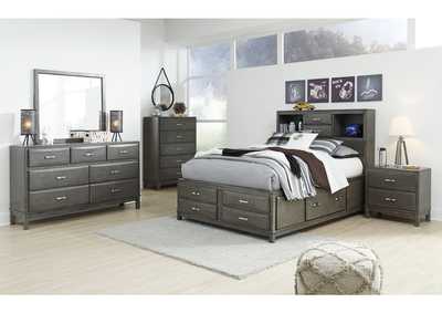 Caitbrook Full Storage Bed with 7 Storage Drawers with Dresser,Signature Design By Ashley