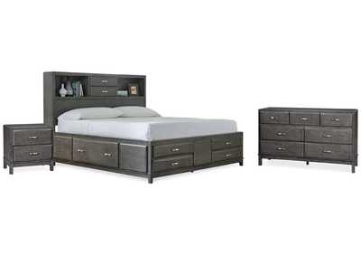 Image for Caitbrook King Storage Bed, Dresser and Nightstand