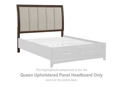 Image for Brueban Queen Upholstered Panel Headboard