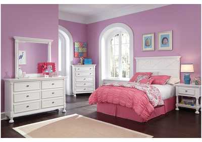 Image for Kaslyn Queen Panel Headboard, Dresser & Mirror