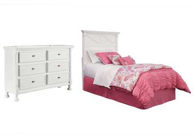 Kaslyn Twin Panel Headboard Bed with Dresser,Signature Design By Ashley