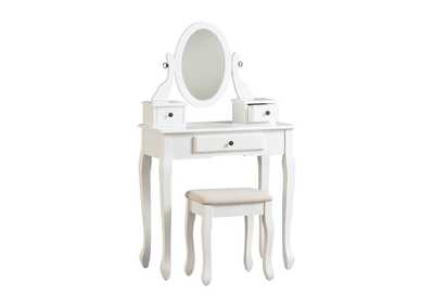 Kaslyn Vanity and Mirror with Stool,Signature Design By Ashley