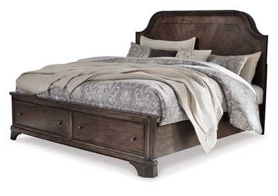 Adinton California King Panel Bed with 2 Storage Drawers,Signature Design By Ashley