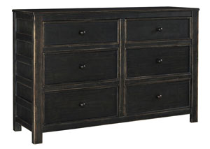 Image for Jaysom Black Dresser