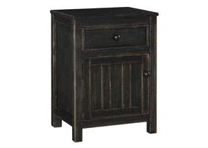 Image for Jaysom Black Nightstand