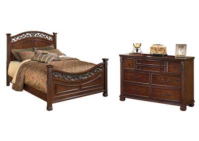Leahlyn Queen Panel Bed with Dresser,Signature Design By Ashley