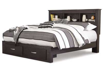 Reylow King Bookcase Bed with 2 Storage Drawers,Signature Design By Ashley