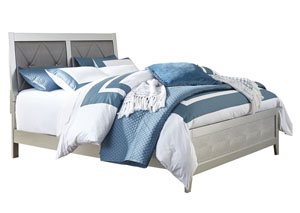 Image for Olivet Silver King Upholstered Panel Bed