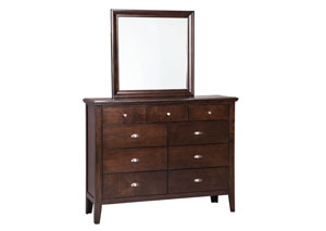 Image for Evanburg Brown Bedroom Mirror