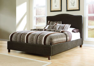 Image for Brown California King Upholstered Bed