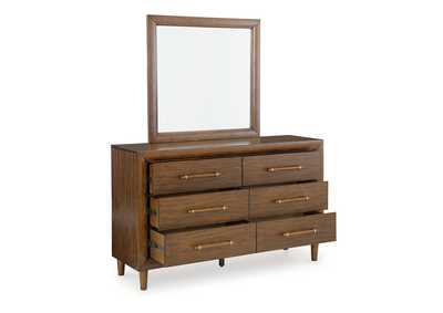 Lyncott California King Upholstered Bed, Dresser and Mirror,Signature Design By Ashley