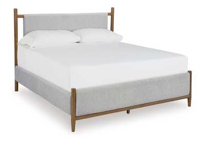 Image for Lyncott Queen Upholstered Panel Bed